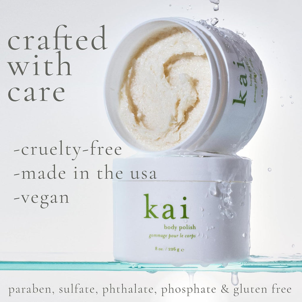 kai body polish - a hydrating & exfoliating blend of sea salt & sugar