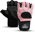 Bear Grips Weight Lifting Gloves for Men & Women | Half Finger Lifting Gloves | Full Finger Workout Gloves for Men | No Finger Exercise Gloves l Compression Weightlifting Gloves | Gym Gloves for Men