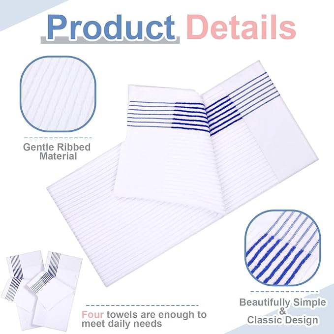 Mixweer Caddy Golf Towel 22" x 42" Large Caddy Towel Camping Sport Towels Cotton Soft Towels for Man Golf Lovers