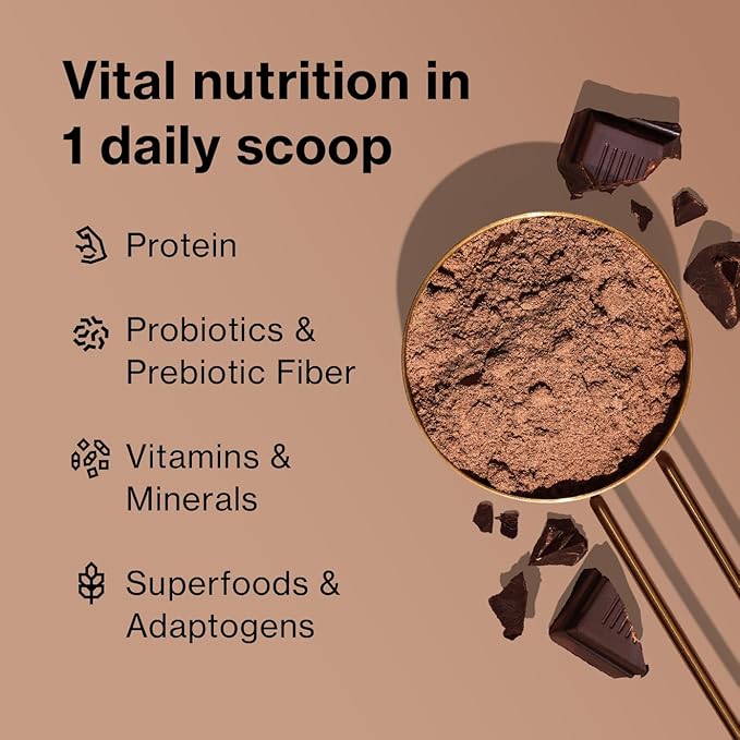 Shakeology Plant Based Protein Powder Blend – Gluten-Free Shake with Vitamins and Minerals – Helps Support Weight Loss, Lean Muscle, Gut Health – Cafe Latte, 30 Servings