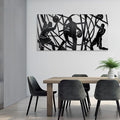 Large Canvas Wall Art, Basketball Sports Motivational Artwork Pictures Cool Teen Boy Poster Prints Man Wall Paintings for Home Office Gym Decor Framed Ready to Hang 24x48 IN
