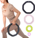 Leikefitness Weight Ring 2-in-1 Kettlebell & Dumbbell, cast Iron+PVC Coating, Yoga Exercise, Aerobics, Core Training, 4 in a Set (0.33LB + 5.5LB + 7.5LB + 10LB)