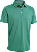 Men's Golf Polo Shirts Short Sleeve Striped Performance Moisture Wicking Dry Fit Golf Shirts for Men
