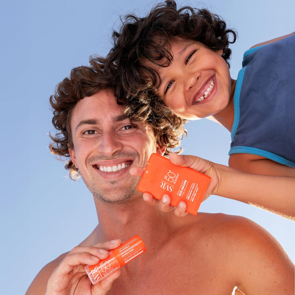 SVR Sun Secure Cep Spreyi SPF50+ Sunscreen Spray for Babies, Children, and Adults - UVA-UVB Protection, Transparent Formula
