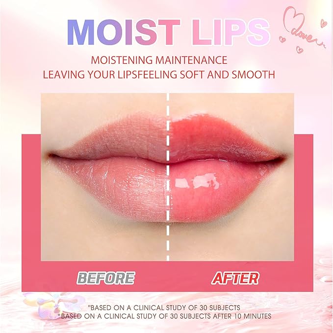 LANGMANNI Moisturizing Lip Oil,No-Sticky Lip Gloss Lip Balm Lip Care,Fruit Flavoured Lip Oil For Dry Lip's Moisturizing Hydrating And Nourishing ((Chocolate+Coco))