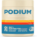 Podium Nutrition Training Salt + Electrolytes Powder, Strawberry, Post Workout Hydration & Muscle Recovery Support, Electrolyte Drink, Magnesium, Potassium, Calcium & Sodium Salts, 30 Servings