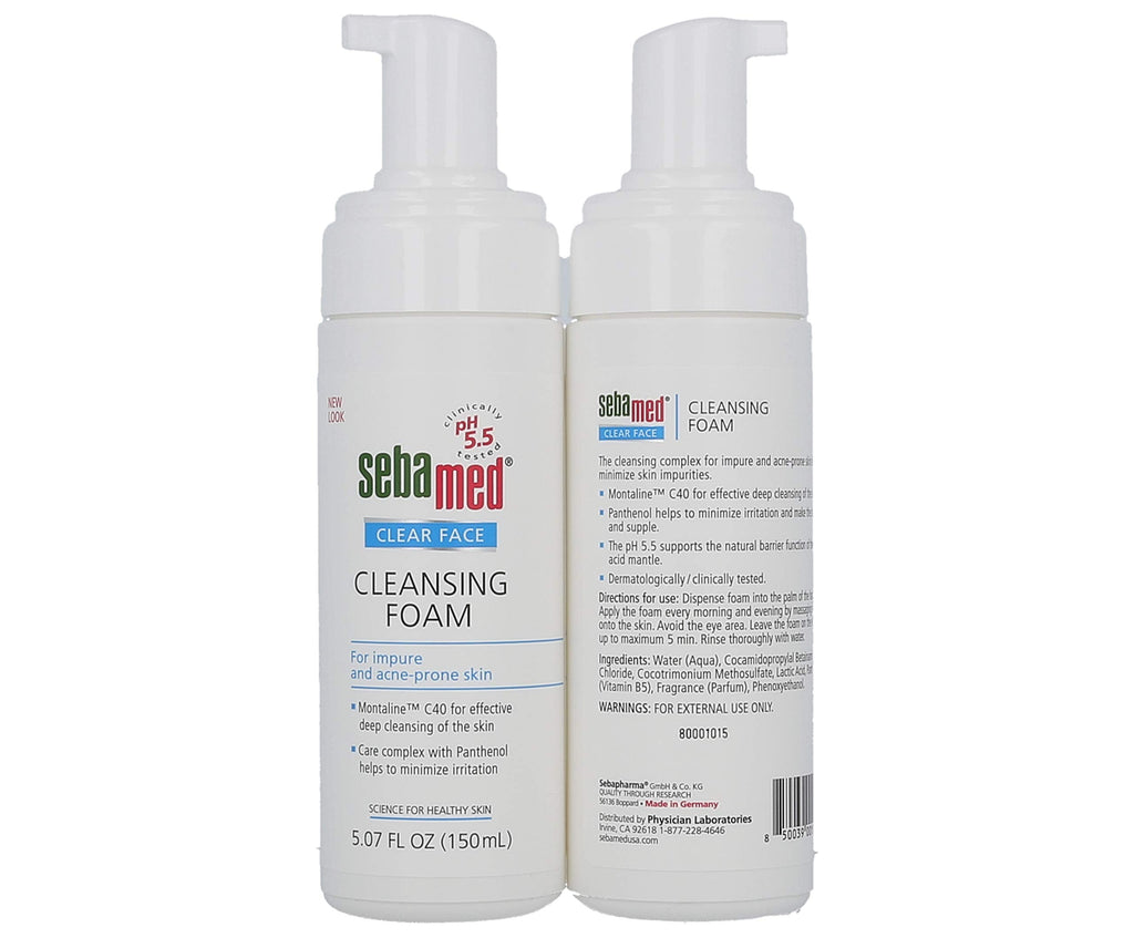 Sebamed Clear Face Facial Cleansing Gel for Oily & Acne-Prone Skin - Gentle, pH-Balanced, Paraben-Free Skincare