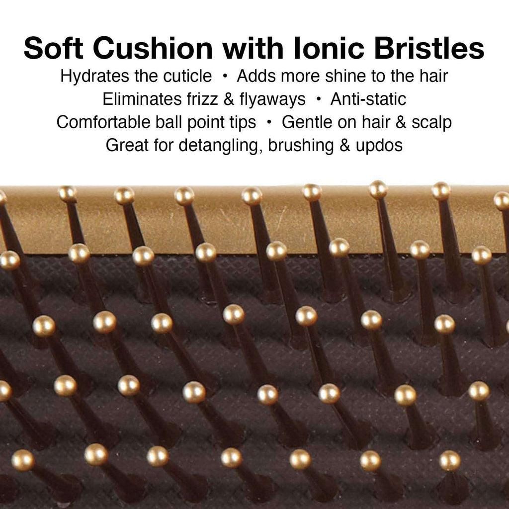 Olivia Garden NanoThermic Ceramic + Ion 9 Row Styling Brush NT-S9R