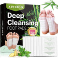 100 Pack Foot Pads, Ginger Oil Bamboo Charcoal, Foot Care Patch Message Deep Cleansing for Stress Relief, Better Rest, Feet Health Patches, Relaxing Muscles