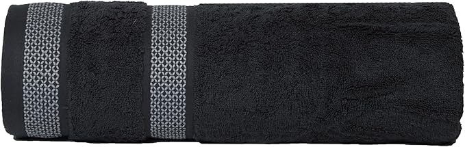 CASA COPENHAGEN Solitaire Towel, 2 Piece Bath Sheet Towel Set- Pine Grey, 600 GSM Designed in Denmark Made of Soft Egyptian Cotton for Bathroom, Kitchen & Shower