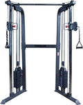 Body-Solid Powerline Cable Crossover Exercise Machine for Home & Commercial Gym, Functional Training Center with Dual Weights Stack for Cable Workout