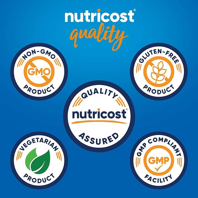 Nutricost Apple Cider Vinegar 500mg, 240 Vegetarian Capsules - Natural, Non-GMO, and Gluten Free (2 Bottles)