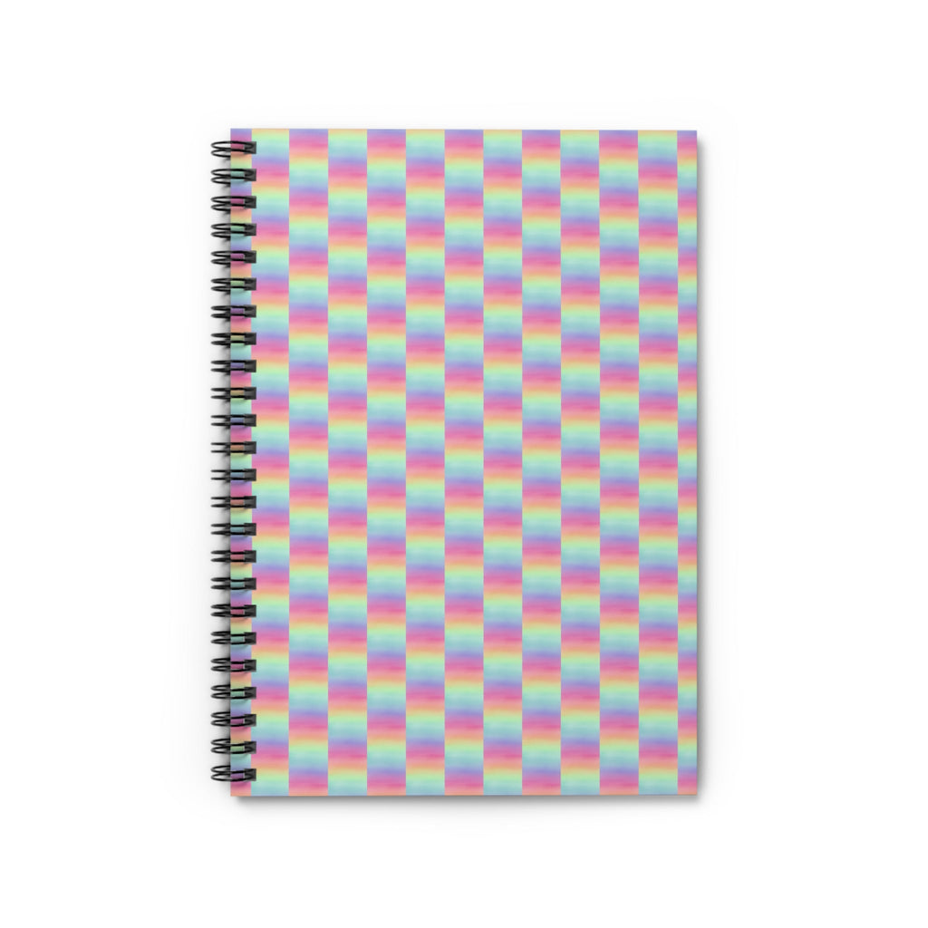 Bespattered Facade Prismatic Spiral Notebook - Lined Pages