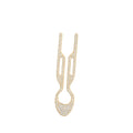 Fiona Franchimon Nº1 Hairpin Swarovski Crystal Yellow Gold Finish