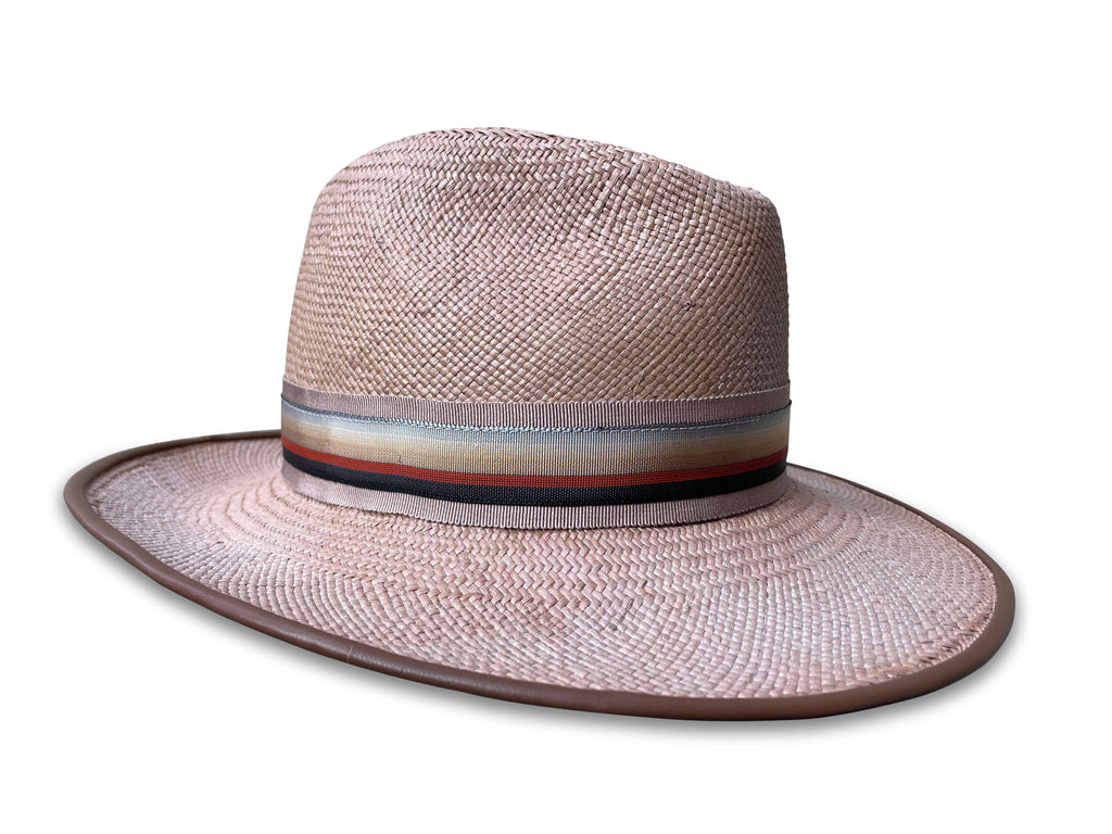 Cha Cha's House of Ill Repute - Royal - Panama Straw Fedora: Camel / Small 22/22.5