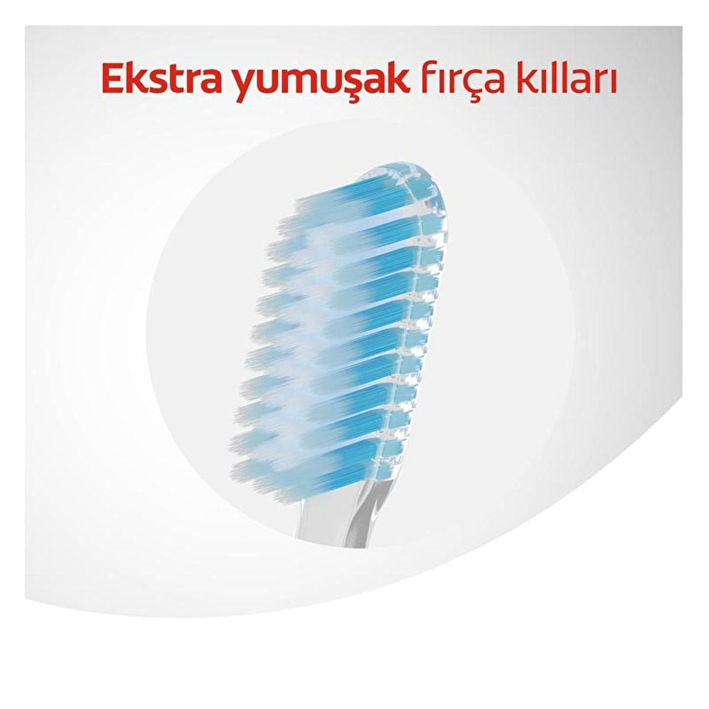 Colgate Advanced Manual Toothbrush with Micro-Fine Bristles - Gentle on Gums, Deep Cleaning