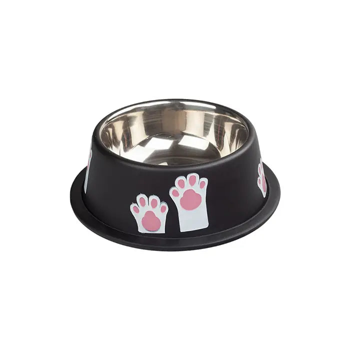 Oripet Paw Print Stainless Steel Dog Bowl 1825ml