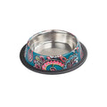 Oripet Patterned Green Stainless Steel Dog Bowl 8oz