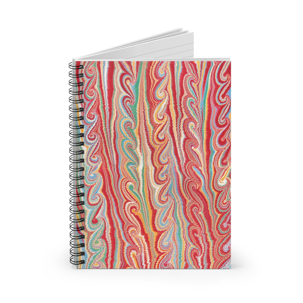 The Art History Collection: Marbled Paper Spiral Notebook - Lined Pages