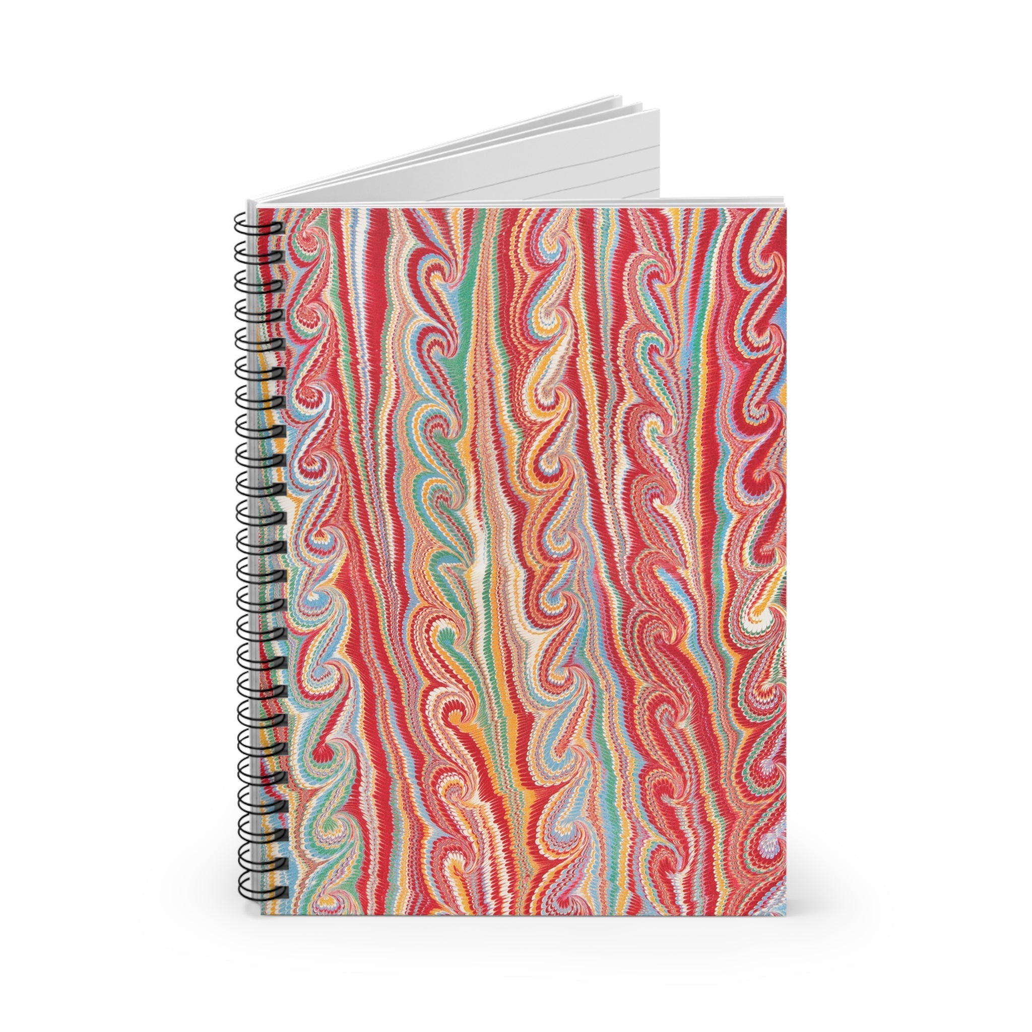 The Art History Collection: Marbled Paper Spiral Notebook - Lined Pages