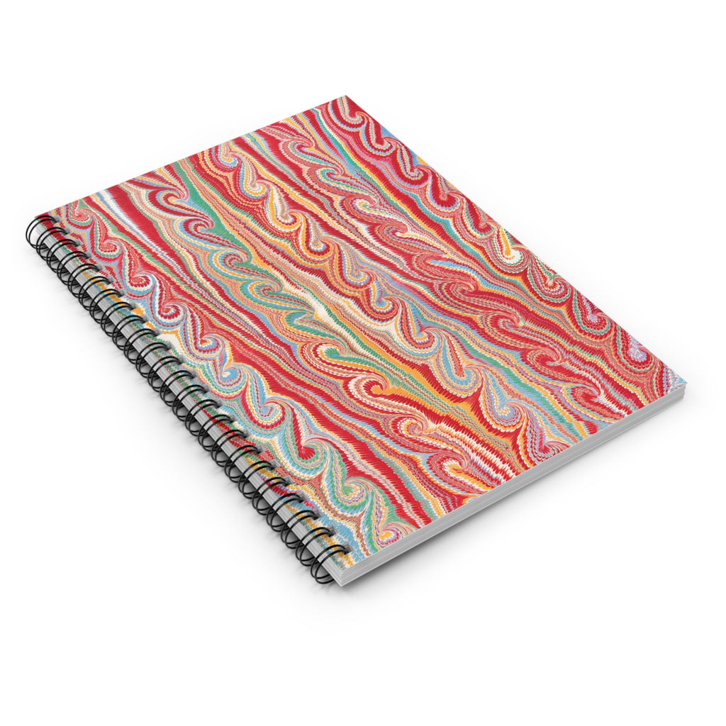 The Art History Collection: Marbled Paper Spiral Notebook - Lined Pages
