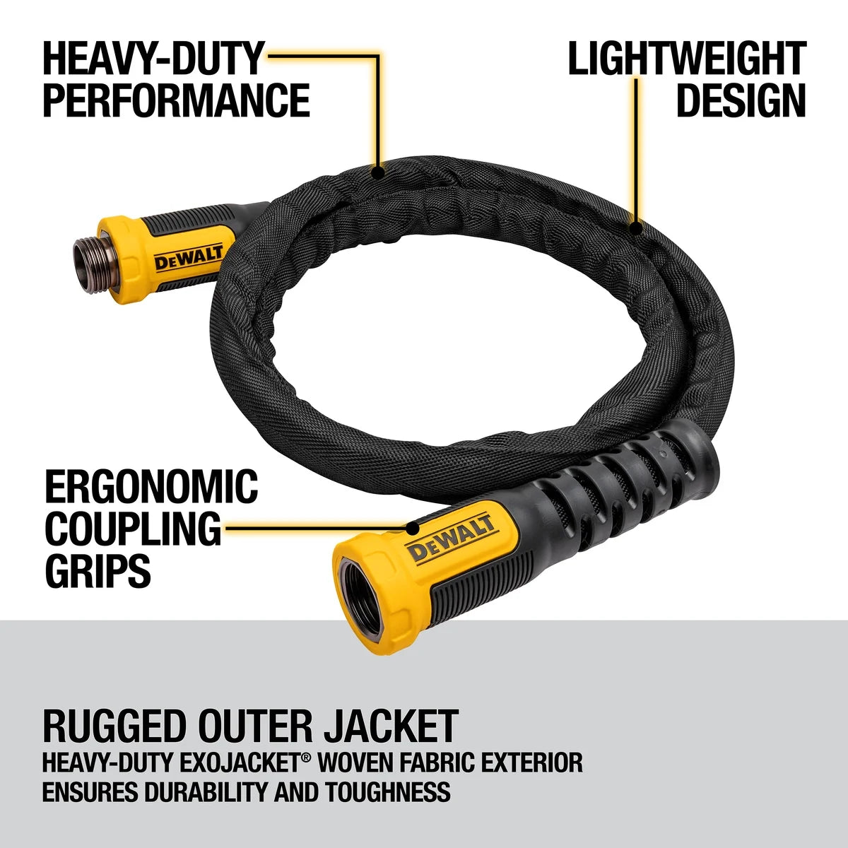 DEWALT® 100 FT. Heavy-Duty Professional Grade Fabric Hose DXMH3304