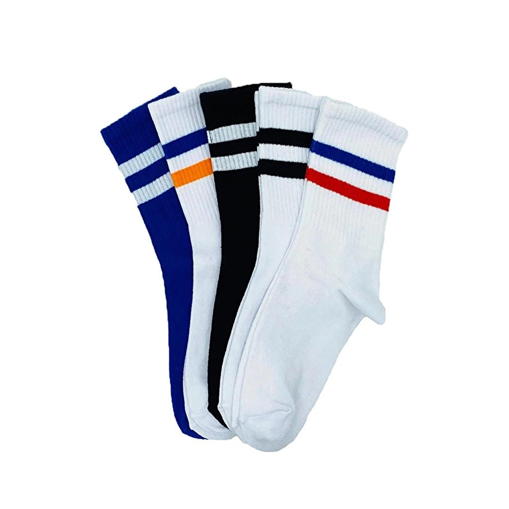 Carnaval Socks 5-Pack Geometric Circle Pattern Crew Socks
