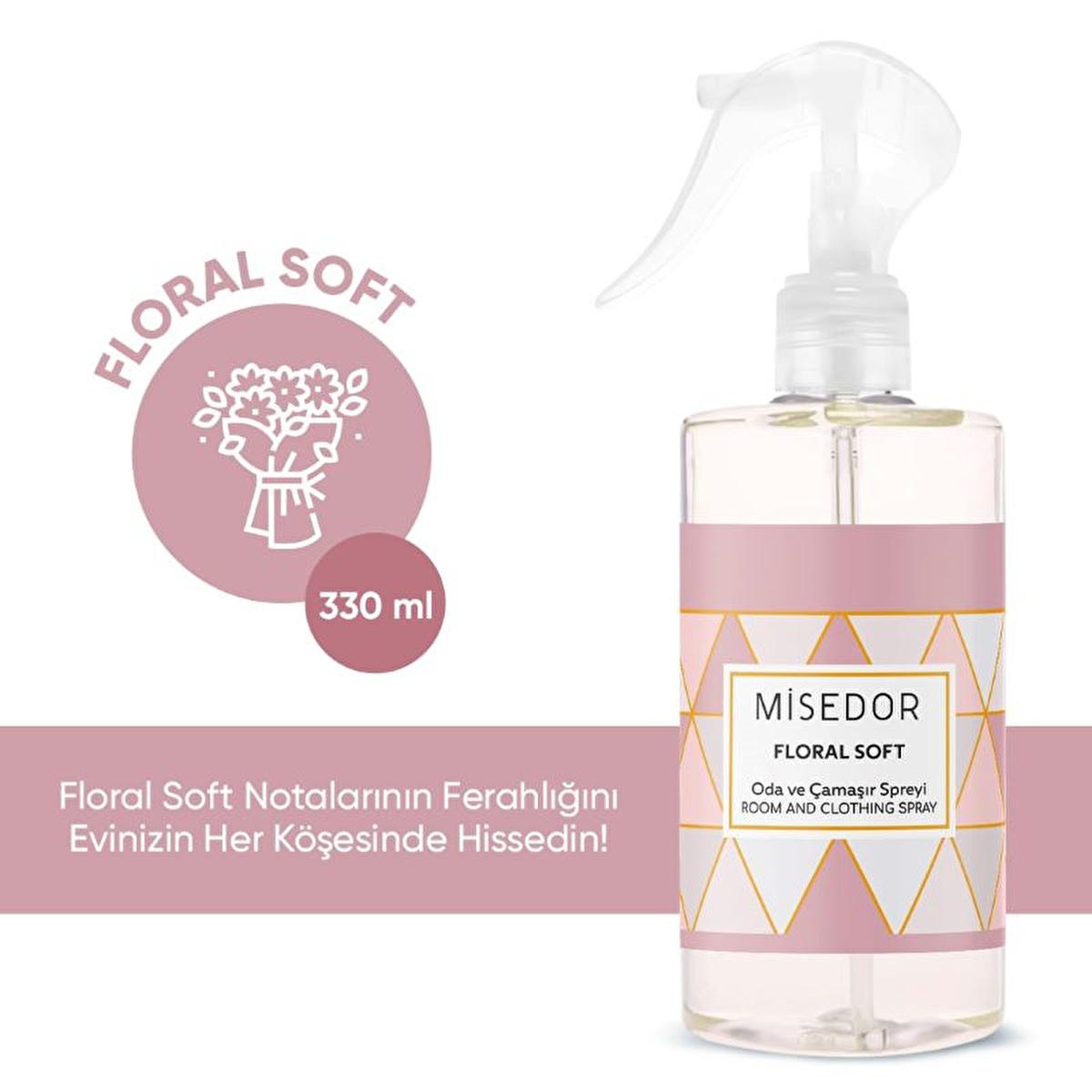 Misedor Air Freshener & Laundry Perfume - Floral Scent, Long-lasting Fragrance, 11.16 fl oz