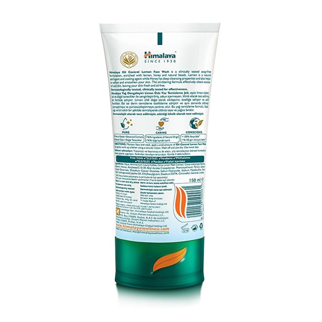 Himalaya Lemon Face Wash Oil Balancing Gel 150 ml