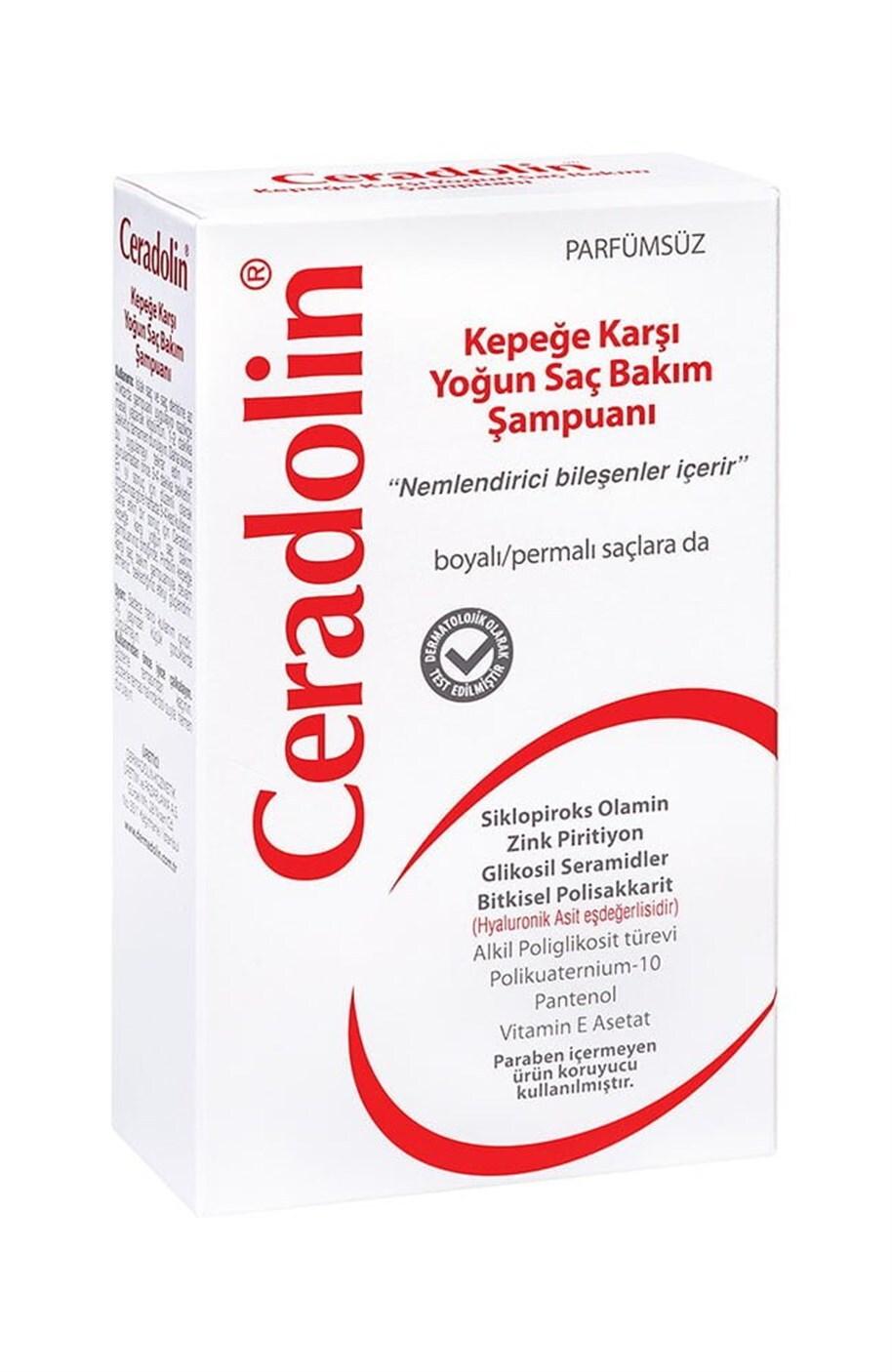 Ceradolin Anti-Dandruff Shampoo - Intensive Hair Care for Dandruff Relief, 300 ml