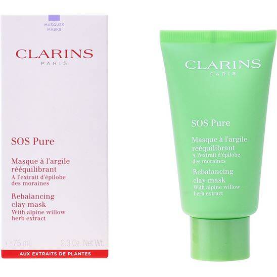 Clarins SOS Pure Rebalancing Clay Mask for Oily Skin 75 ml