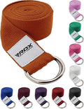 RDX 8ft Yoga Strap with D-Ring Buckle, Durable Polyester Cotton Adjustable Belts for Stretching Pilates Dance Gymnastics General Fitness Holding Poses Flexibility Physical Therapy, Home Gym Workout