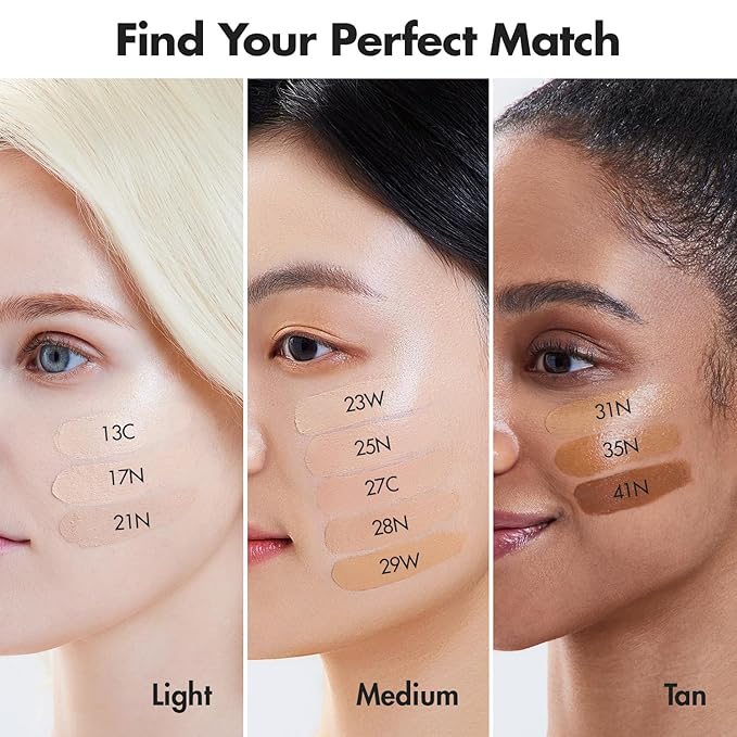 AGE20'S Signature Essence Pact SPF 50+ | Pack of 1 | 29 Caramel | Cream Foundation, Dewy Finish, Natural Coverage | Korean Cushion Foundation