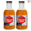 Slide Ridge Martin's Honey Apple Cider Vinegar | Crispy & Sweet | Wellness, Kitchen, & Household Staple | 16 oz (Pack of 2)
