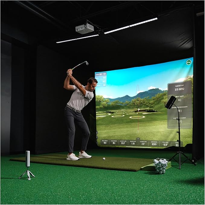 Rapsodo - MLM2PRO Golf Launch Monitor, Simulators for Home & Training, Mobile Launch Monitor for Golf Swing Analysis, Measures Spin Rate & Axis, Tracker & Swing Analyzer, Indoor Outdoor Use