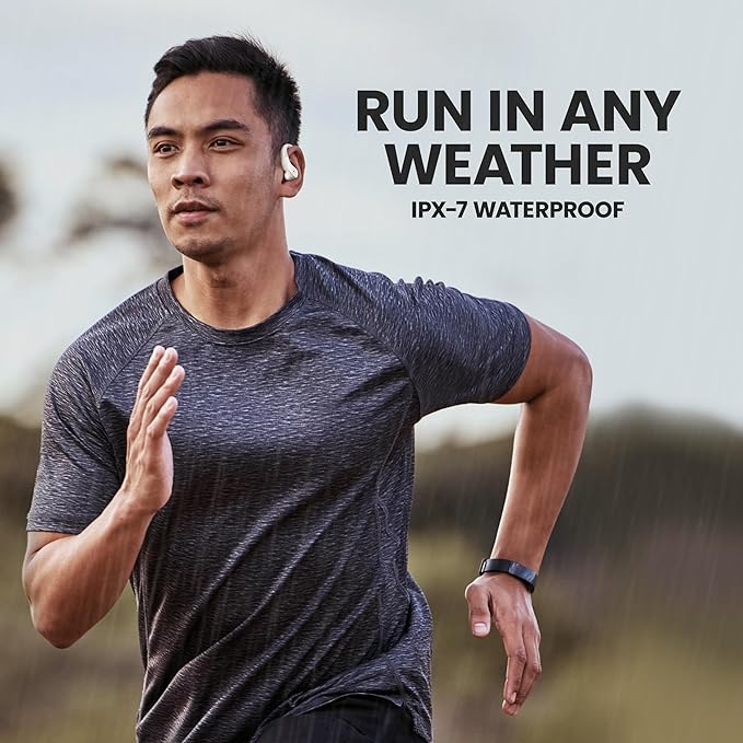 Back Bay Audio - Runner's Wireless Earbuds Bluetooth Headphones for Sports, Hook Over The Ear Buds, Deep Bass, Wrap Around Earphones with Earhooks for Running, Workout Wireless Headphones for The Gym
