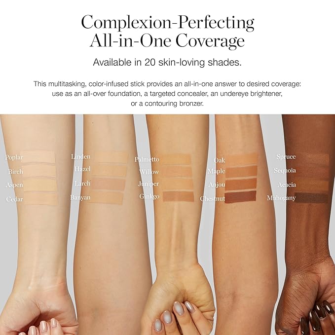 Ogee Sculpted Complexion Foundation Stick (Acacia 12.25C - Deep, Red Undertones) Full Coverage Foundation Makeup - Instantly Balance & Even Complexion - 70% Organic Ingredients