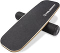 Philosophy Gym Balance Board - Wooden Balance Trainer with Adjustable Stoppers