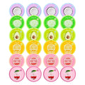 SpaLife Beauty Fruit Facial Sheet Masks 24 Pack – Face Masks Skincare Set – Hydrating Face Masks – 6 Natural Fruit Extract Formulas – Orange, Grapefruit, Coconut, Cherry, Avocado, Cucumber