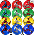 12 Pcs Soccer Balls Bulk Size 4 Soccer Balls with Pump Soft Football Outdoor Indoor for Sport Training Practice Game Gift for Youth Teen Adult