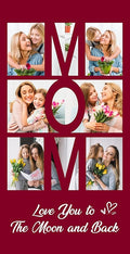 JML Mothers Day Birthday Gifts for Mom from Daughter Son, Personalized Beach Towel with Photo, Custom Beach Towel Gift for Mommy, Grandma, Women, Wife Anniversary Family Day, Summer, Holiday