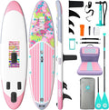 Niphean Inflatable Stand Up Paddle Board with SUP Accessories, Anti-Slip EVA Deck, 10’6’’ Inflatable Paddle Boards for Adults & Youth of All Skill Levels