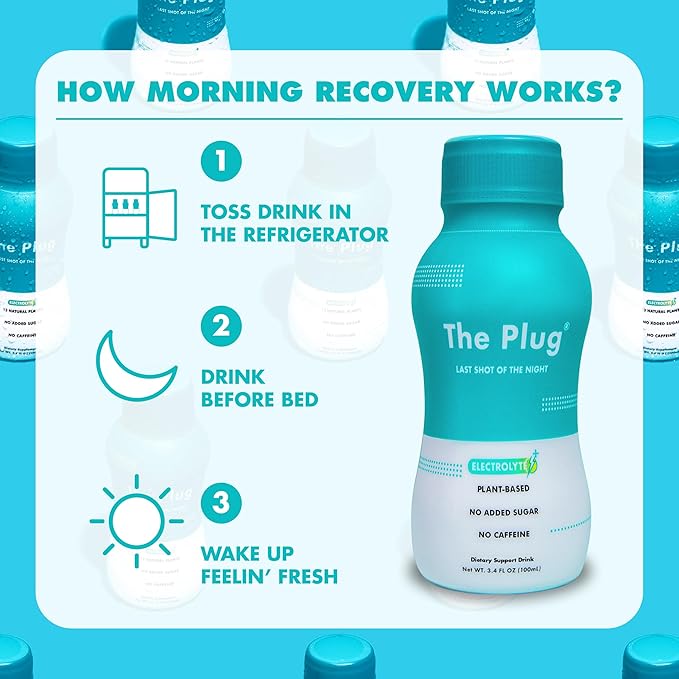 The Plug Liver Cleanse Detox & Repair Drink - Plant Based Herbal Electrolyte Drink for Liver Support & Health, Bloating Relief, Restore Antioxidants & Minerals | Liver Complex Energy Drink (2-Pack)