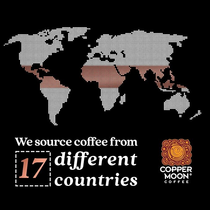 Copper Moon Dark Roast Whole Bean Coffee, Sumatra Blend, 2 Lb