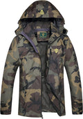 GIISAM Mens Windproof Jacket Waterproof Lightweight Mountain Sport Jacket for Men Hooded Windbreaker Raincoat