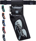 Legend XT420 Field Quiver - Left or Right-Handed Quiver Arrow Holder, Archery Quiver with 3 Arrow Tube, Durable Nylon Hip Quivers with Multiple Pockets for Archery Accessories, Score Card & Tools