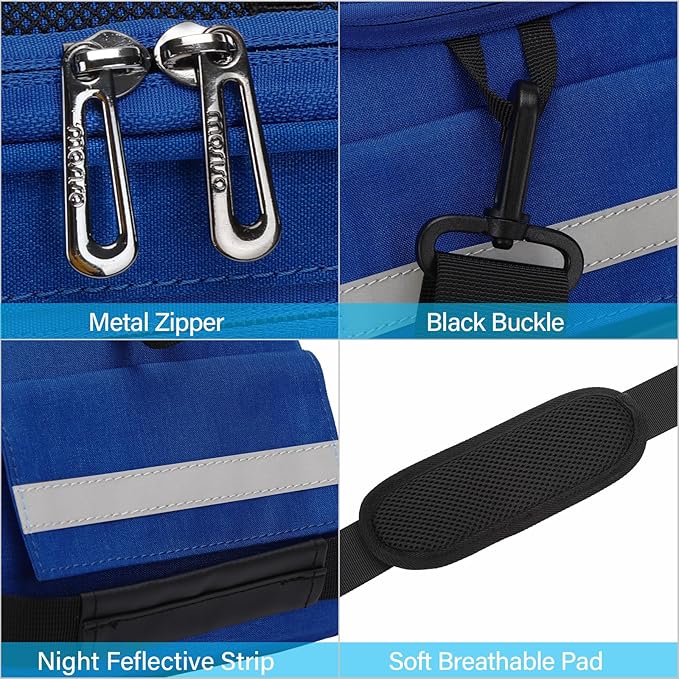 MOSISO Bike Rack Bag, Waterproof Bicycle Trunk Pannier Rear Seat Pouch Cycling Bike Carrier Backseat Storage Luggage Saddle Shoulder Bag