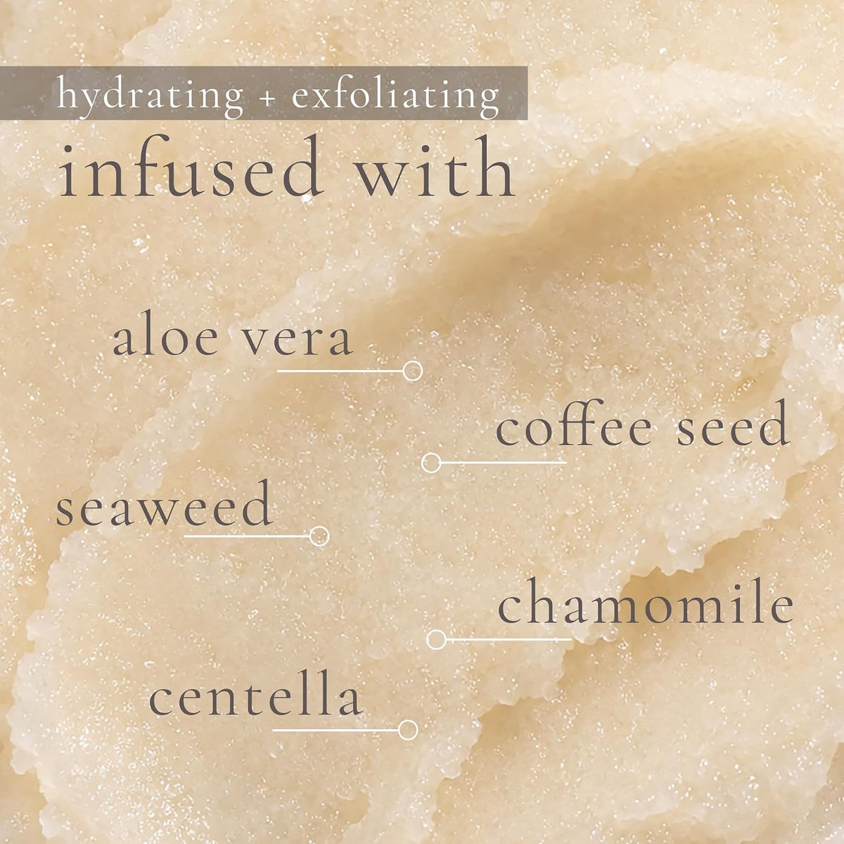 kai body polish - a hydrating & exfoliating blend of sea salt & sugar