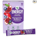 V8 Energy Pomegranate Blueberry Energy Drink Powder, .10 oz Packet (10 Count)
