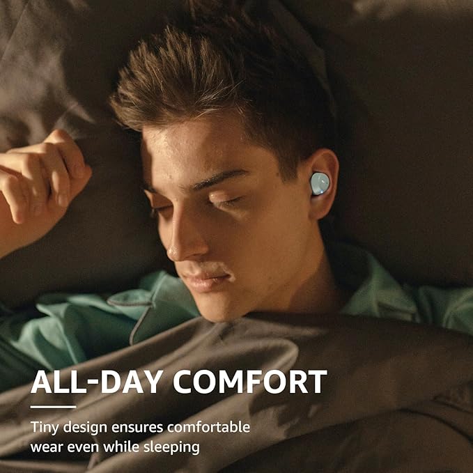 TOZO A1 Wireless Earbuds Bluetooth 5.3 Light Weight in Ear IPX5 Waterproof Headphones 2 Mic for AI Calls, Immersive Premium Sound Bass Headset with Charging Case, 32 Presets EQ Customization via App
